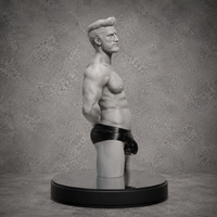 Apollo classical male torso art statue, hand-finished gay art figurine — Vovanga Studio Vienna, view 2