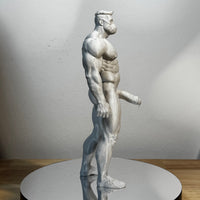 Rex raw masculine nude figure, NSFW gay art figurine — Vovanga Studio Vienna, view 4