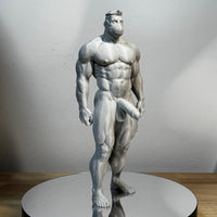 Rex muscular masked male statue, erotic gay art figurine — Vovanga Studio Vienna, view 2