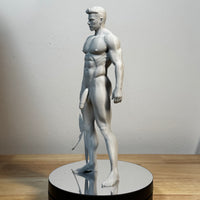 Knife dark-fantasy male bust, erotic gay art figurine — Vovanga Studio Vienna, view 2