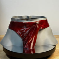 Brief Planter — masculine male hips planter pot, erotic functional gay art décor by Vovanga Studio Vienna